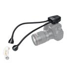 Luz de braço macro LED com brilho ajustável de 10 níveis, suporte de iluminação fotográfica macro CRI 95+ 5600K para carregamento tipo C para câmera DSLR sem espelho para fotografar em close-up de joias de plantas de insetos