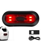 Luz de capacete JIAN BOLAND Bike com luz de freio IPX6 à prova d'água Luz de capacete JIAN BOLAND Bike com luz de freio IPX6 à prova d'água