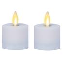 Luz de chá LED Flameless Luminara Moving Flame (1,4" x 2"), pronta para uso remoto, operada por bateria, de plástico, sem chama Smooth Matte Pearl Ivory (pacote com 2 unidades brancas) Luz de chá LED Flameless Luminara Moving Flame (1,4" x 2"), pronta para uso remoto, operada por bateria, de plástico, sem chama Smooth Matte Pearl Ivory (pacote com 2 unidades brancas)
