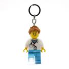 Luz de chaveiro LEGO Classic Doctor 7,6 cm com luz LED