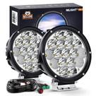 Luz de Condução LED Nilight 7" 85W 10200LM Spot Flood IP68 Luz de Condução LED Nilight 7" 85W 10200LM Spot Flood IP68