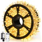 Luz de corda JMEXSUSS EXS-S-1200 96m 1200 LED branco quente