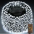 Luz de corda KNONEW 123 m 1000 LED à prova d'água Cool White