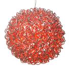 Luz de corda Vickerman 46 cm em espiral vermelha LED 180 luzes Luz de corda Vickerman 46 cm em espiral vermelha LED 180 luzes