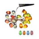 Luz De Cordão De Coelho Da Páscoa 20LED 2M Com Cenoura, Pintinho E Ovos, Guirlanda De Fadas Para