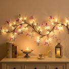 Luz de Cordão XINXIANLIAN 48 LED Borboleta Videira 180cm Quente Luz de Cordão XINXIANLIAN 48 LED Borboleta Videira 180cm Quente