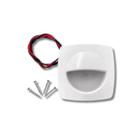 Luz de cortesia quadrada 12v branco frio nautica lancha barco arieltek