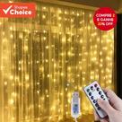 Luz De Cortina LED 8 Luzes De Fada De Fadas USB Para Decorações De Natal