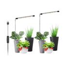Luz De Cultivo LED Com Altura Ajustável, Espectro Completo, Regulável, Com Timer, Lâmpada Fito Para