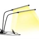Luz De Cultivo LED De Espectro Completo Com Clipe USB 3000K Para Plantas De Estufa Interna Com