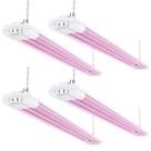 Luz de cultivo LED Sunco Lighting 91 cm 30 W espectro completo, kit com 4 unidades