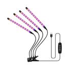 Luz De Cultivo LED USB De 3 Cores, Espectro Completo, Phytolamp Para Cuidado De Plantas E Sementes