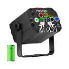 Luz De Disco DJ LED RGB, Projetor De Efeitos Com 60 Padrões, Controle Remoto USB Para Festas E