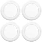 Luz de disco LED de teto Sunco Lighting 15W 15cm regulável, pacote com 4