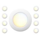 Luz de disco LED JULLISON 6" 15W regulável 5CCT ETL Wet