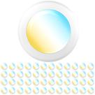 Luz de disco LED Sunco 6" Flush Mount 15W regulável 1050LM