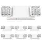 Luz de emergência LED Sunco, pacote com 6 unidades, com bateria de reserva de 90 minutos Luz de emergência LED Sunco, pacote com 6 unidades, com bateria de reserva de 90 minutos