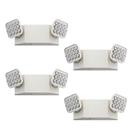 Luz de emergência Lithonia Lighting Basics LED EU2C CP4, pacote com 4