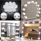 Luz De Espelho 10 Lâmpadas Maquiagem Camarim Led
