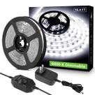Luz de faixa LED Lepro 5m regulável 6000K 300 LEDs 2835