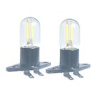 Luz de filamento LED QLEE Z187 Lâmpada de microondas 1.5W 125V 5000K