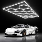 Luz de garagem X-Litall Hexagon LED 566W 70750LM 6500K 24M