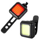 Luz de iluminação e sinalização traseira para bicicleta