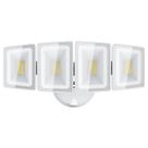 Luz de inundação externa USTELLAR 100W 10000lm com 4 cabeças IP65