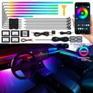 Luz de LED RGB MAODANER Dreamcolor para Carro - 18 em 1 - 4 Metros
