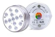 Luz de Led Rgb Piscina, Copo Colorida Controle Pilha Ventosa festa Iluminação Decoração