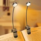 Luz de Leitura KTEBO 10 LEDs Recarregável com Presilha, 3 Cores