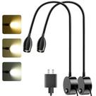 Luz de Leitura LED de Parede ERAY, 2 Unidades, 38 cm, Flexível