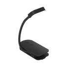 Luz De Leitura LED Portátil Ajustável Recarregável Por USB Para Leitura Noturna