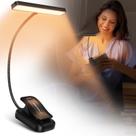 Luz de livro Clip-on Glocusent 26 LED recarregável com 5 cores