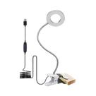 Luz De Livro USB Com 48 LEDs, 3 Modos De Cor, 10 Níveis De Brilho, Dimmer 360 graus Luminária De Mesa