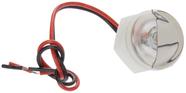 Luz de motor de barco Lumitec Lighting Aruba em aço inoxidável azul