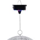 Luz de motor Disco Ball CCGGAD 3-15RPM com 18 luzes LED de 4 cores
