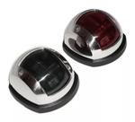 Luz De Navegação Bb/be Em Aço Inox 12v 10w Par Lancha Barco