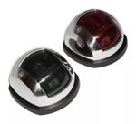 Luz De Navegação Bb/be Em Aço Inox 12v LED Par Lancha Barco