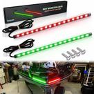 Luz de navegação LED Seaperk para barcos vermelha/verde impermeável