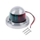Luz De Navegação Proa Bicolor Bombordo Boreste Inox 12v LED