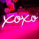 Luz de Neón Decorativa Ulalaza XOXO LED USB 13x30cm