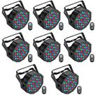 Luz de palco de DJ LED Par Lights UKing RGB 36x1W (8 pacotes) Luz de palco de DJ LED Par Lights UKing RGB 36x1W (8 pacotes)