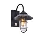 Luz de parede com sensor de movimento vintage Lâmpada de varanda interna externa