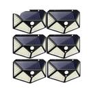 Luz De Parede Externa À Prova d'Água Com Sensor De Movimento Alimentada Por Energia Solar 100 LED