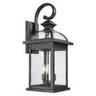 Luz de parede externa Darkaway 66 cm Retro Seed Glass E12 Base