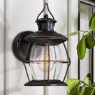 Luz de parede externa MrSconce Motion Sensor Dusk to Dawn