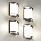 Luz de parede LED ASD 10" Matte Black 3000K-5000K