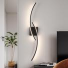 Luz de parede Sovinzert Modern LED 80 cm 26W 110V preta