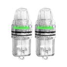 Luz De Pesca Subaquática ShareShark Transparente Com LED Piscante Para Trolling No Oceano 2pcs Luz De Pesca Subaquática ShareShark Transparente Com LED Piscante Para Trolling No Oceano 2pcs